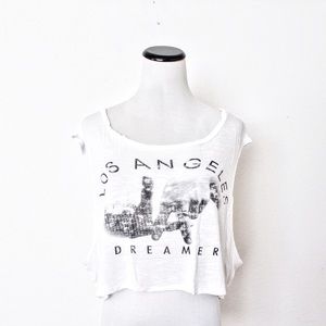Four Girlz Los Angeles LA Dreamer Crop Top